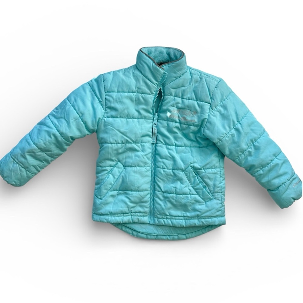 Eddie Bauer Kids Fleece Lined Jacket Teal XXS 4